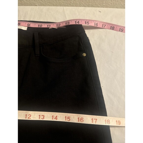 Frame Womens Jeans Denim Size 30 High Rise Slim Straight Black Relaxed Ankle - Picture 11 of 14